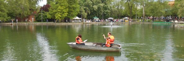 Csónakázás a Szamárfül Fesztivál keretében